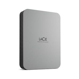 LaCie Disque Dur Externe Lacie Mobile Drive Stlp5000400 5 To Lune Argentée