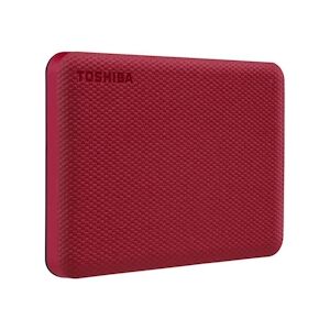 Toshiba Disque Dur Externe - Toshiba - Canvio Advance - 4 To - Rouge