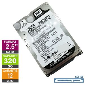 Disque Dur 320Go SATA 2.5 Western Digital WD3200BEKT-PVMT0 7200rpm 16Mo - Publicité