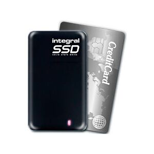 INTEGRAL Disque Dur Externe Portable SSD USB 3.0 120GB Noir