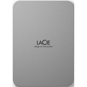 LaCie Disque Dur Mobile Drive Moon Silver USB-C 2TB