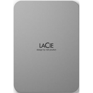LaCie Disque Dur Mobile Drive Moon Silver USB-C 4TB