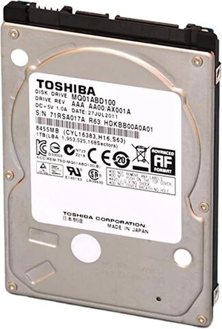 Refurbished: Toshiba MQ01ABD100 1TB HDD 2.5� SATA