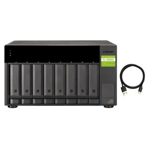 QNAP Box per HD esterno  TL-D800C contenitore di unità archiviazione HDD/SSD Nero, Grigio 2.5/3.5