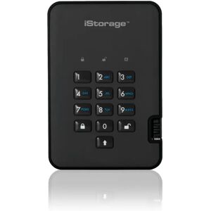 iStorage Hard disk esterno  diskAshur 2 disco rigido 1 TB Nero [IS-DA2-256-1000-B]