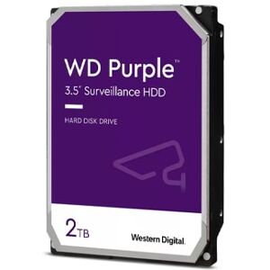 WESTERN DIGITAL WD23PURZ. Disco rigido di sorveglianza WD Purple 2TB 64MB 3,5 garanzia 3 anni