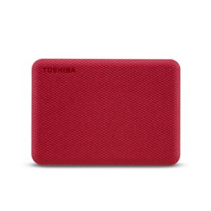 Toshiba Canvio Advance disco rigido esterno 2000 GB Rosso (HDTCA20ER3AA)