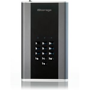 iStorage Hard disk esterno  DiskAshur DT2 disco rigido 6 TB Nero [IS-DT2-256-6000-C-X]