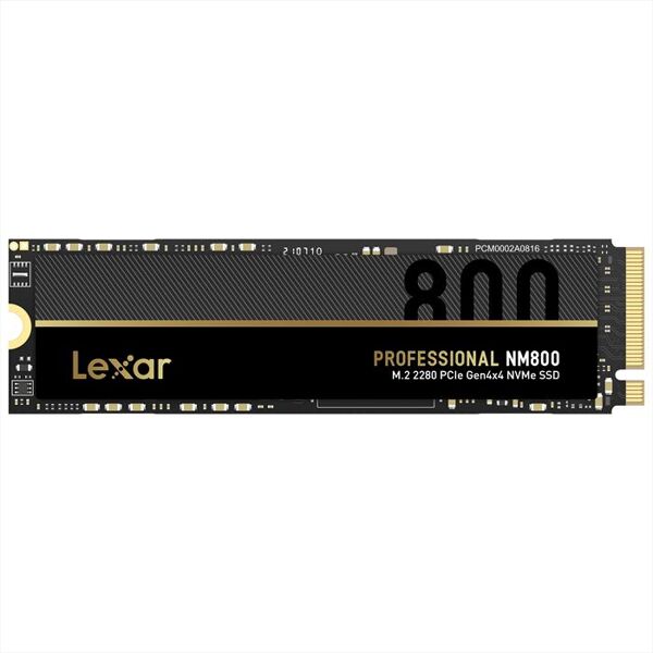 lexar hard disk interno 1tb ssd m.2 nm800-black