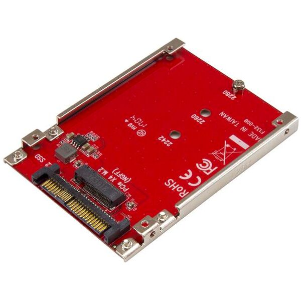 startech u2m2e125 adattatore host per drive m.2 a u.2( sff-8639) pcie nvme ssd - u2m2e125