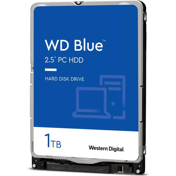 western digital wd10spzx hard disk interno 1 tb 2.5 5400 rpm sata iii - wd10spzx blu