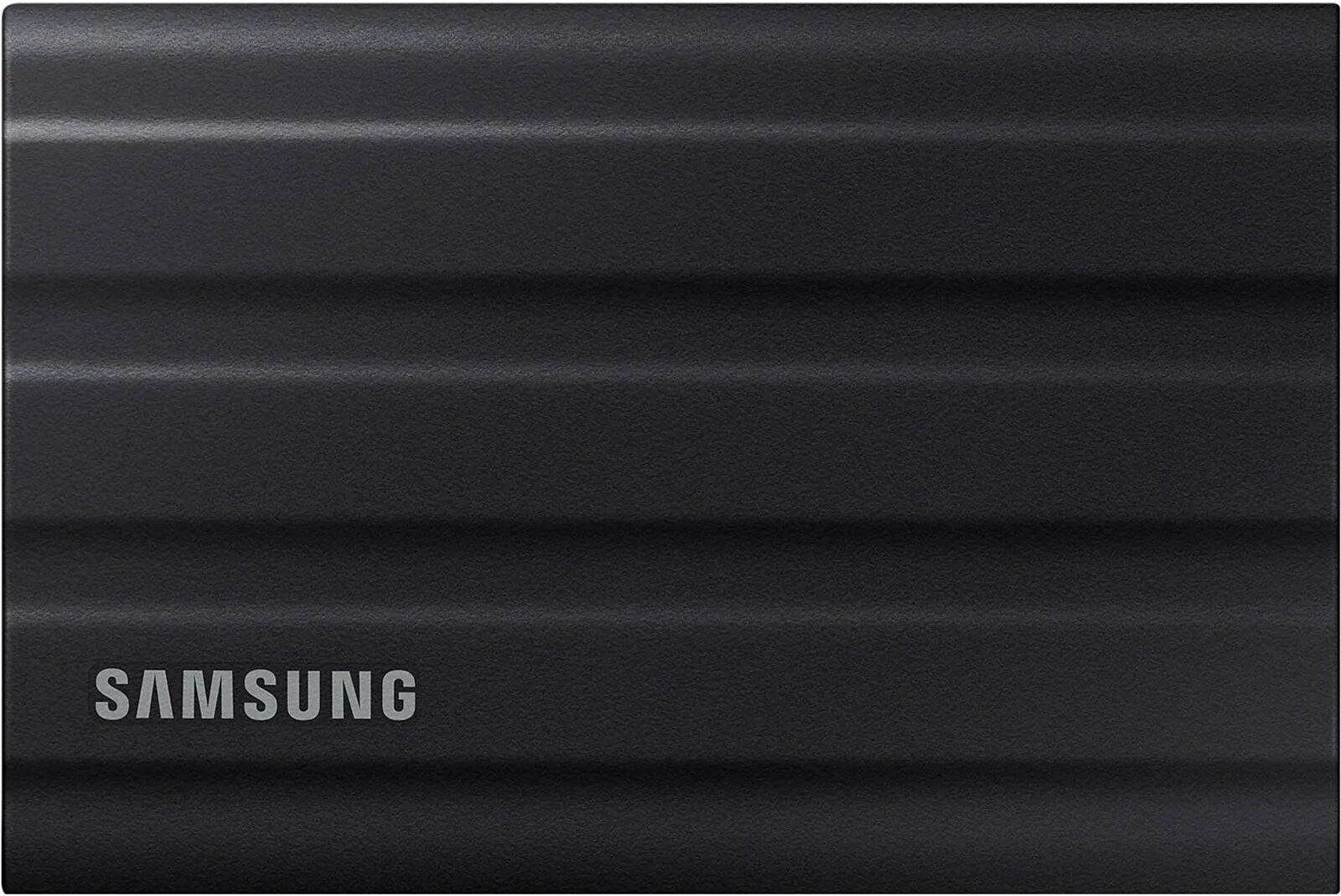 Samsung t7 shield mu-pe2t0s ssd crittografato 2tb esterno portatile usb 3.2 gen 2 256 bit aes nero