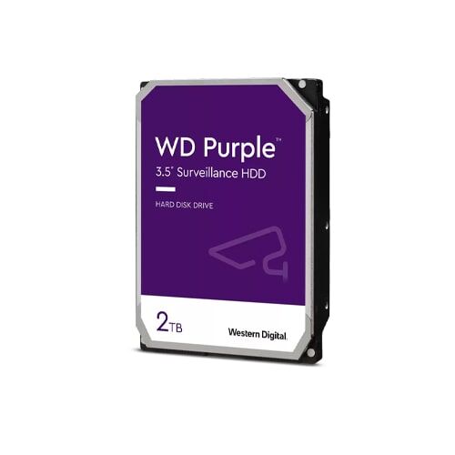 WESTERN DIGITAL WD23PURZ. Disco rigido di sorveglianza WD Purple 2TB 64MB 3,5 garanzia 3 anni