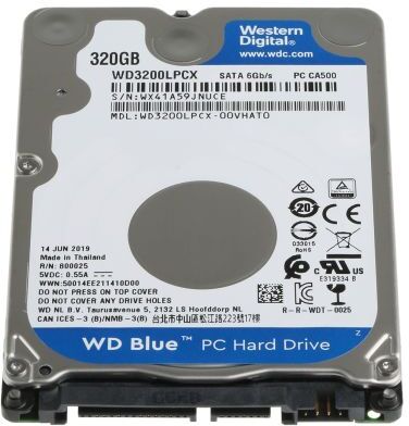 Western Digital Hard Disk per portatile  Interno 320 GB SATA I, WD3200LPCX