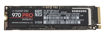 Samsung SSD  Interno 512 GB NVMe 1.3, PCIe Gen 3.0 x4, MZ-V7P512BW