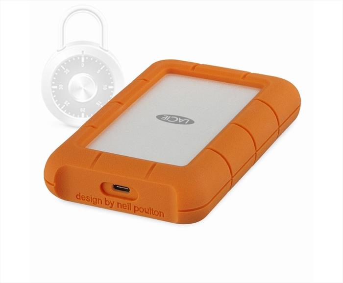 LaCie 2tb Rugged Secure Usb 3.1 Type C W/rescue