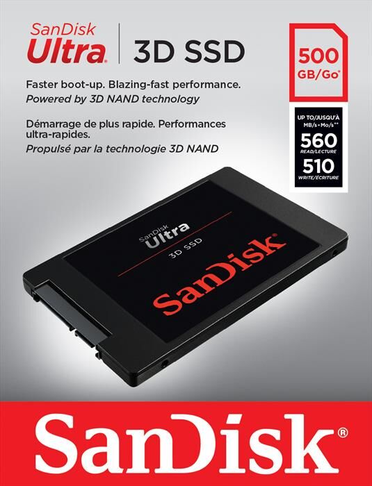 SanDisk Ssd Interna Ultra 3d 500gb