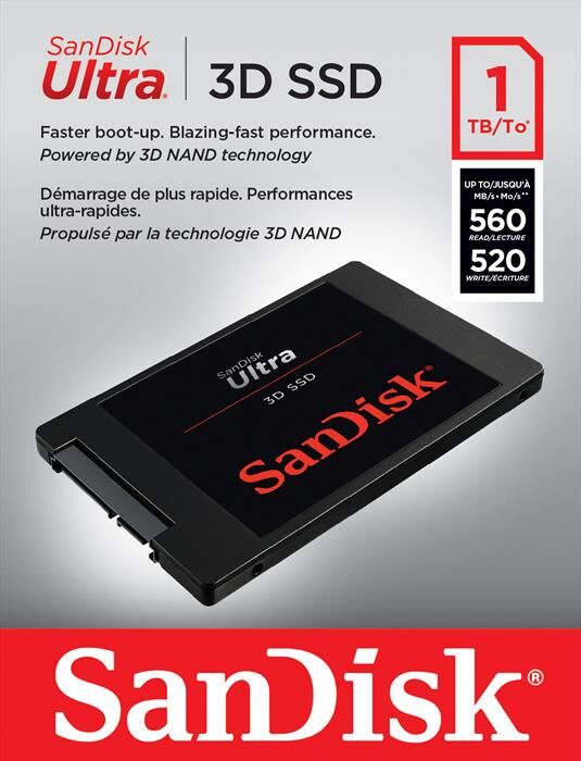 SanDisk Ssd Interna Ultra 3d 1tb