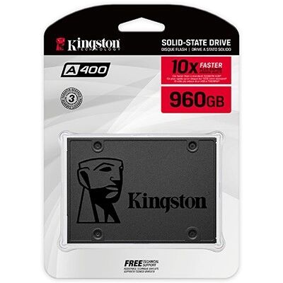 Offertecartucce.com Hard Disk SSD 960GB Kingston A400 Serial ATA III Interno 2.5&#8243; SA400S37/960G