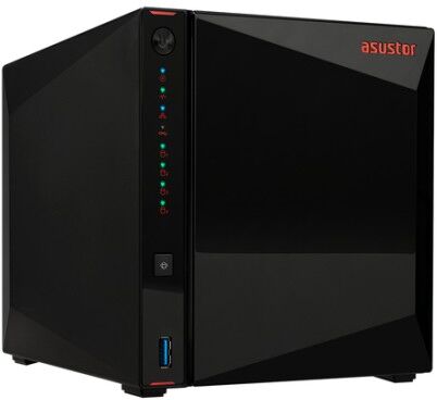 Asustor Nimbustor 4 AS5304T NAS Desktop Collegamento ethernet LAN Nero J4105 (90-AS5304T00-MD30)