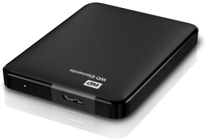 Western Digital WD Elements Portable disco rigido esterno 1000 GB Nero (WDBUZG0010BBK-WESN)