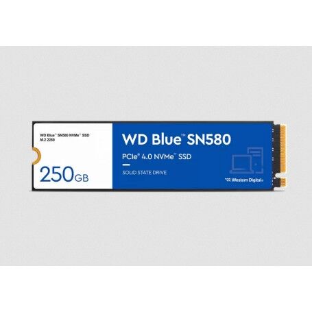 Western Digital Blue SN580 M.2 250 GB PCI Express 4.0 TLC NVMe (WDS500G3B0E)