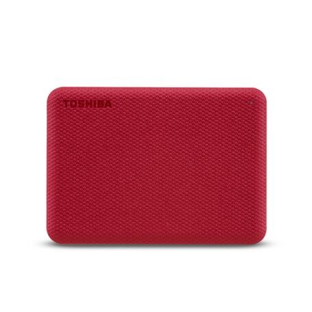 Toshiba Canvio Advance disco rigido esterno 4000 GB Rosso (HDTCA40ER3CA)