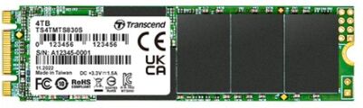 Transcend 830S M.2 4000 GB Serial ATA III 3D NAND (TS4TMTS830S)