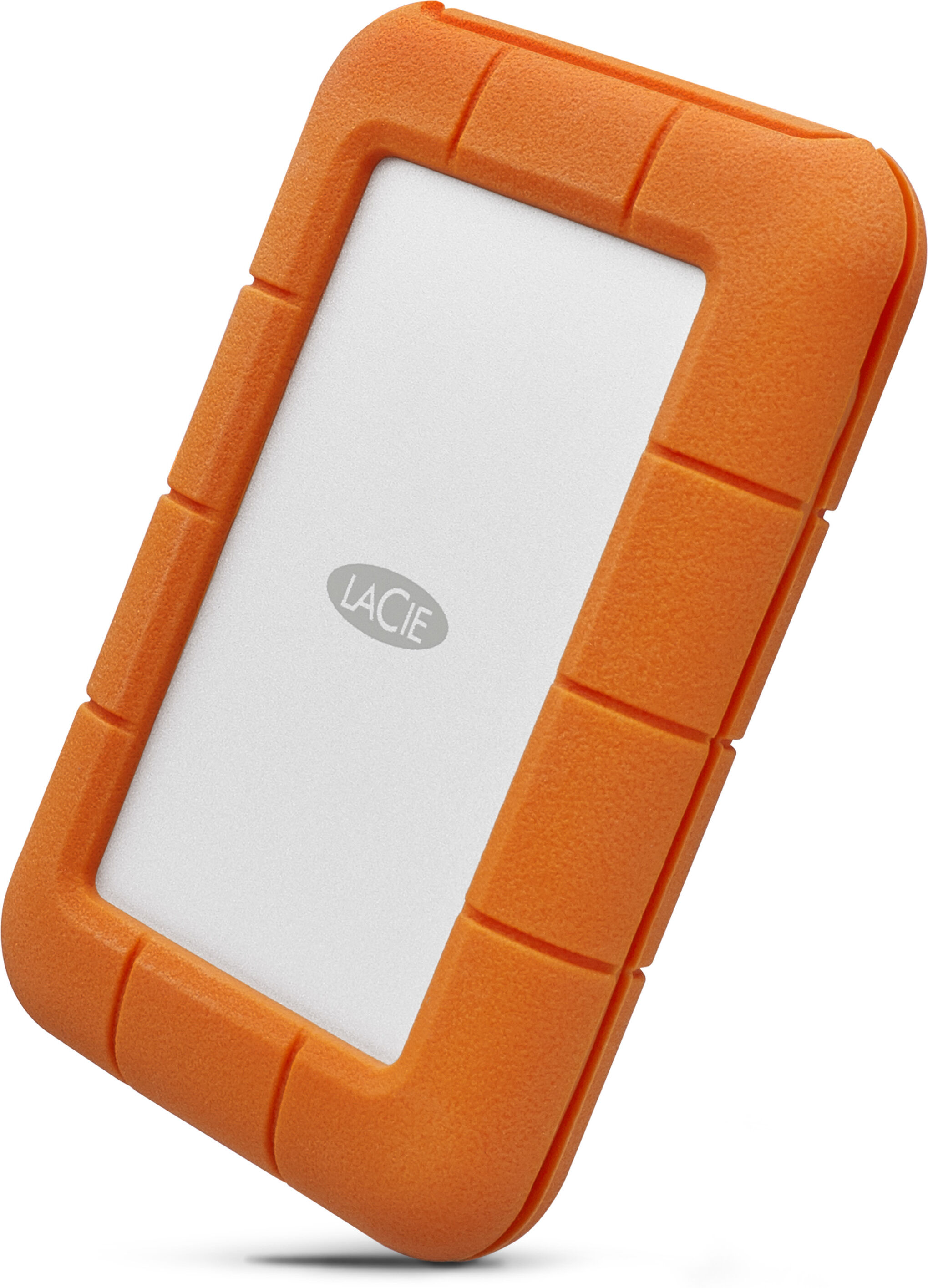 LaCie Hard disk esterno  Rugged USB-C disco rigido 5 TB Grigio, Giallo [STFR5000800]