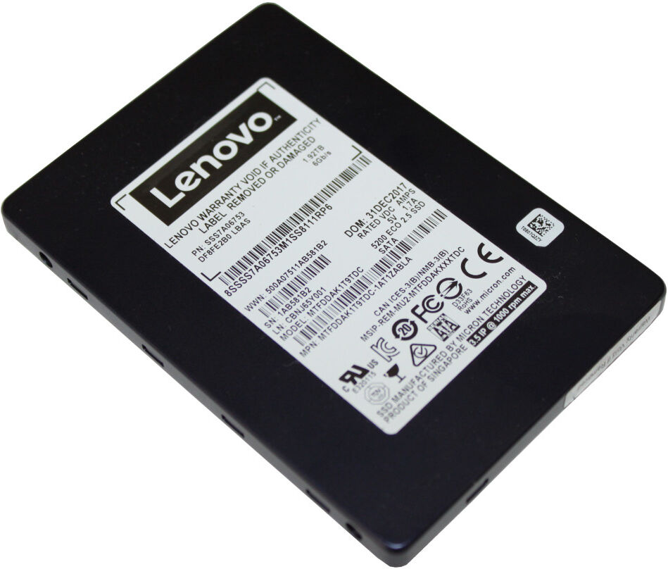 Lenovo SSD  5200 3.5" 960 GB Serial ATA III TLC [4XB7A10159]