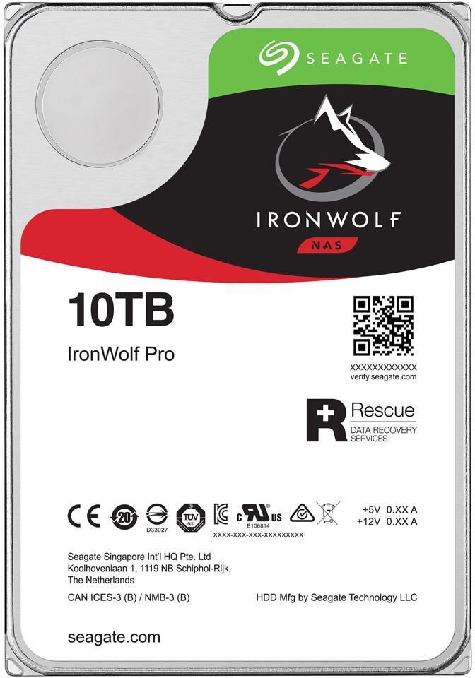 Seagate IronWolf Pro 3.5" 10000 GB Serial ATA III [ST10000NE0008]