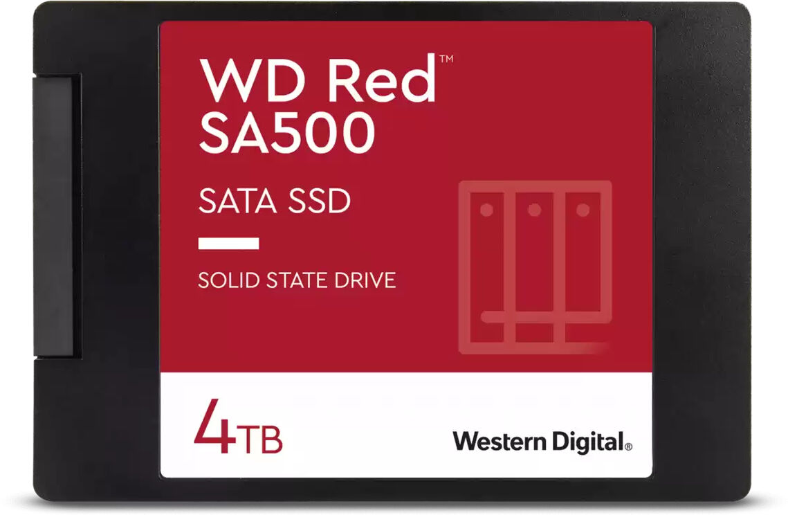 Western Digital SSD  Red WDS400T2R0A drives allo stato solido 2.5" 4 TB Serial ATA III 3D NAND [WDS400T2R0A]