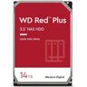 Western Digital WD Red Plus NAS harde schijf 14 TB (NASware-firmware voor compatibiliteit, 3,5 inch, 7200 RPM, SATA 6 Gb/s, CMR, Werkbelasting 180 TB/jaar)