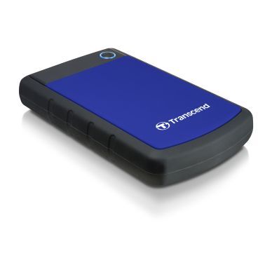 Transcend Transcend 2,5" ekstern harddisk 1TB, USB 3.0, blå TS1TSJ25H3B