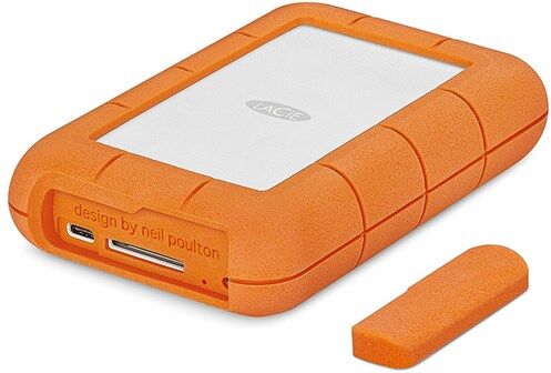 LaCie Rugged Raid Pro 2tb Oransje, Sølv