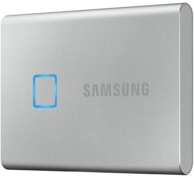 Samsung Portable Ssd T7 Touch 0.5tb Sølv