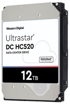 Wd Ultrastar Dc Hc520 512e Se 12tb 3.5" 7,200rpm Sata-600