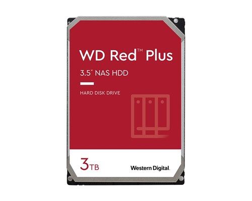Wd Red Plus 3tb 3.5" 5,400rpm Sata-600