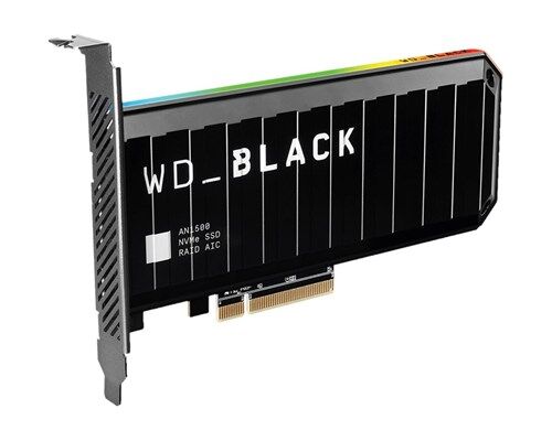 Wd Black An1500 2tb Nvme Pcie Gen3 X8 Ssd 2000gb Pcie-kort Pci Express 3.0 X8 (nvme)