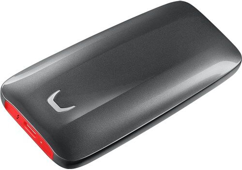 Samsung Portable Ssd X5 2tb Grå, Rød