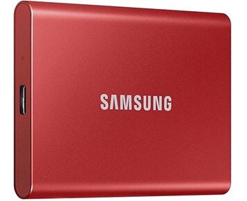 Samsung T7 Portable SSD 500GB Red