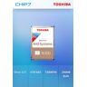 Toshiba N300 NAS - Disco rígido - 6 TB - interna - 3.5" - SATA 6Gb/s - 7200 rpm - buffer: 256 MB