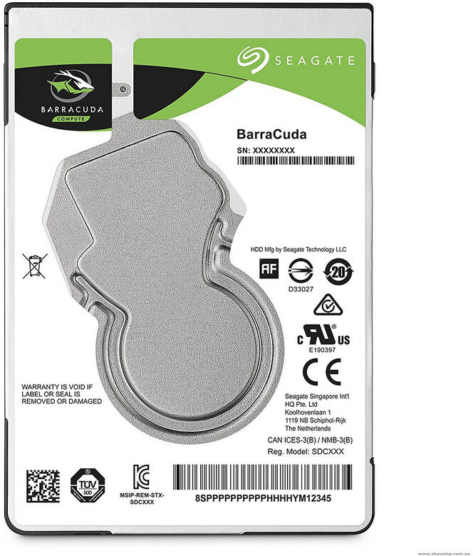 Seagate barracuda 2.5" 2tb sata3