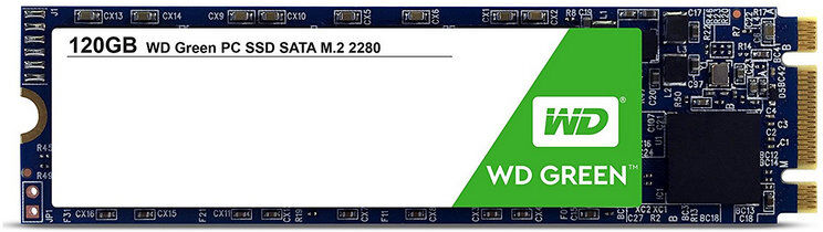 Western Digital Wd green 3d ssd m.2 120gb sata3