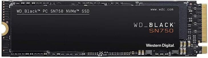 Western Digital black sn750 nvme 500gb ssd m.2 pci express 3.0