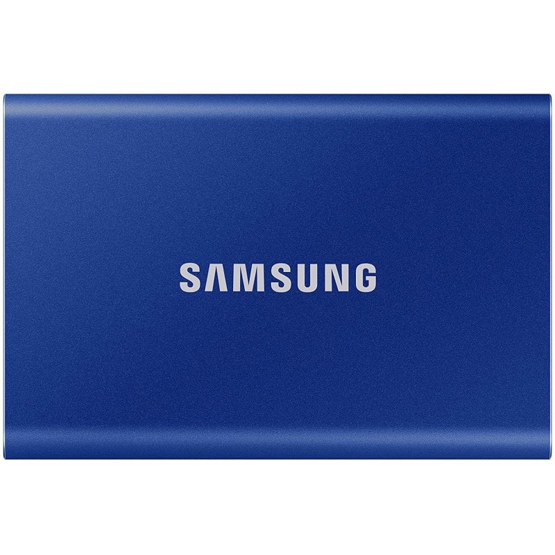Samsung t7 disco rígido ssd pcie nvme usb 3.2 500gb azul