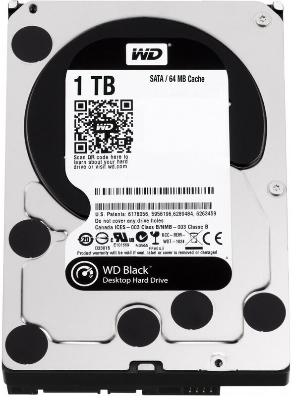 Western Digital Wd black 1tb sata3 7200rpm