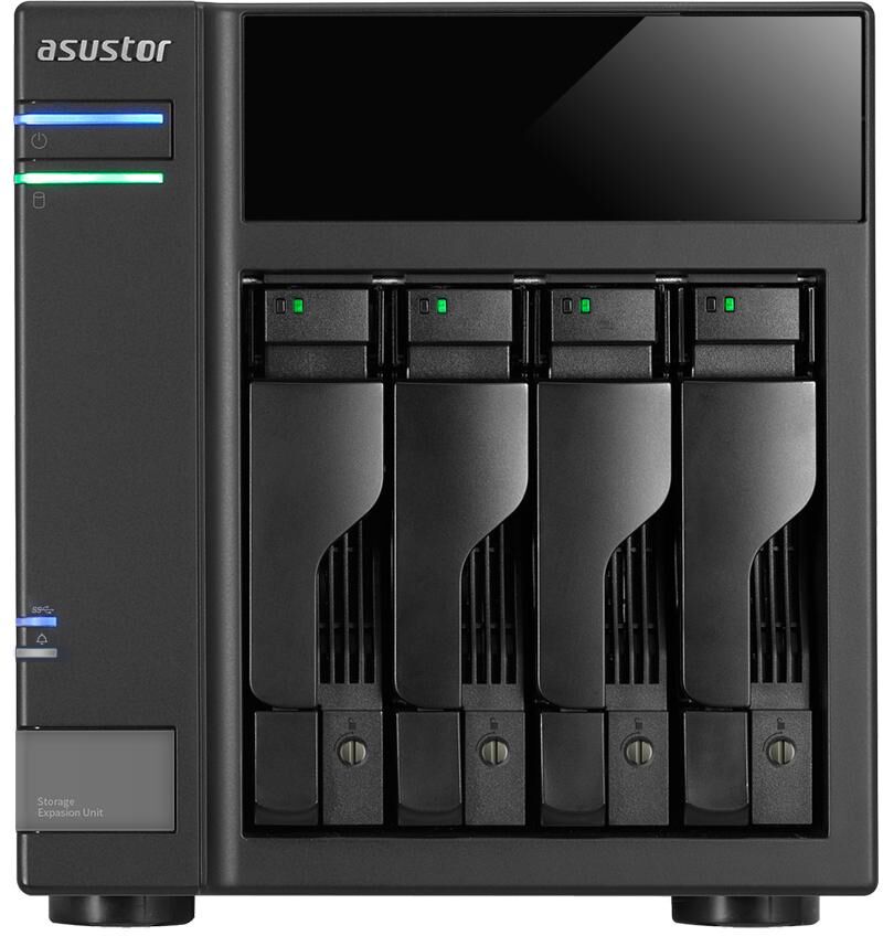 Asustor Caixa P/ Disco  As6004u 2.5" / 3.5" Sata (preto) - Asustor