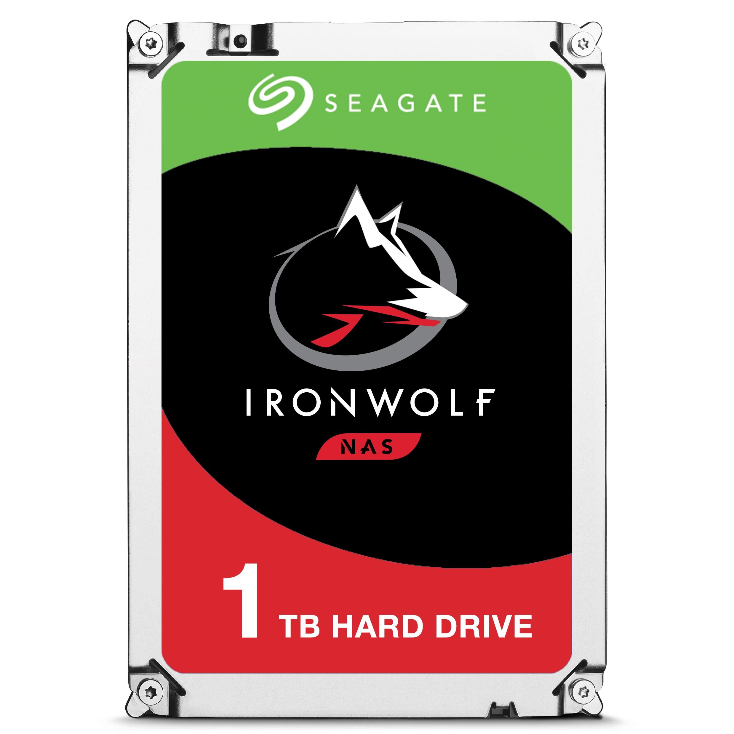 Seagate Disco Rigido 3,5" 1tb 64mb Sata 6gb/s 59rp - Nas - Seagate Ironwolf