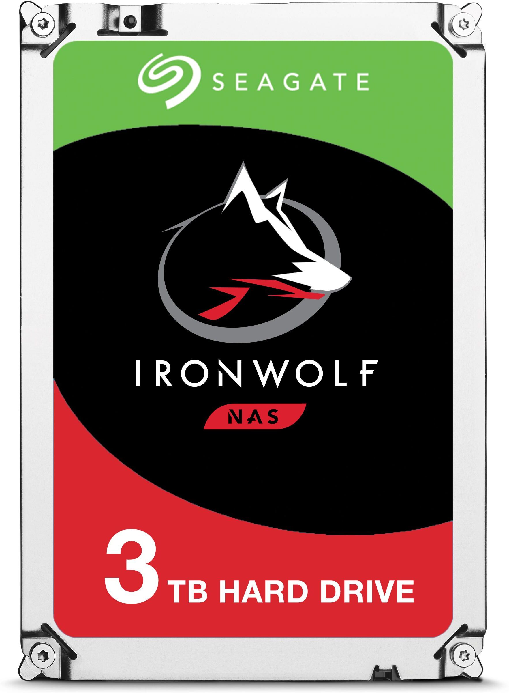 Seagate Disco Rigido 3,5" 3tb 64mb Sata 6gb/s 59rpm - Nas - Seagate Ironwolf